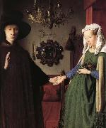 Jan Van Eyck Details of Portrait of Giovanni Arnolfini and His Wife oil painting picture wholesale